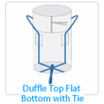 5.Duffle Top Flat Bottom with Tie