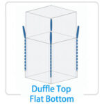 u panel duffle top flat bottom