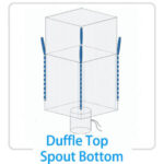 u panel duffle top spout bottom