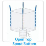 u panel open top spout bottom